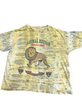 Animal‎ Nation Survival wear T Shirt African Lion Size XL